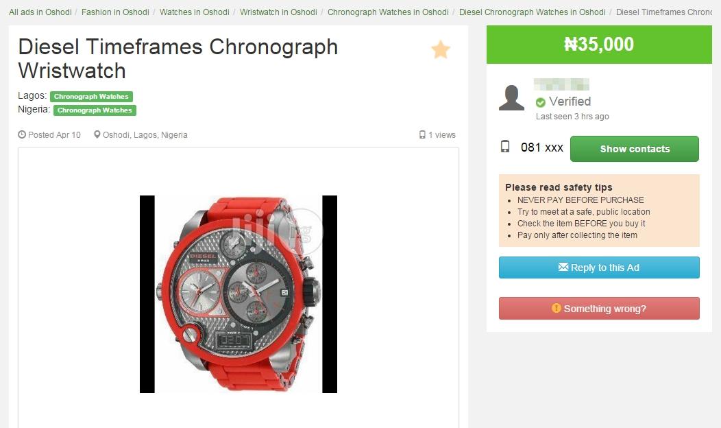 [Sponsored] Shopping Time: Watches On Jiji