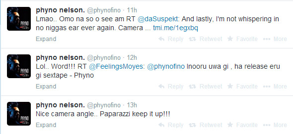 Phyno's Tweet
