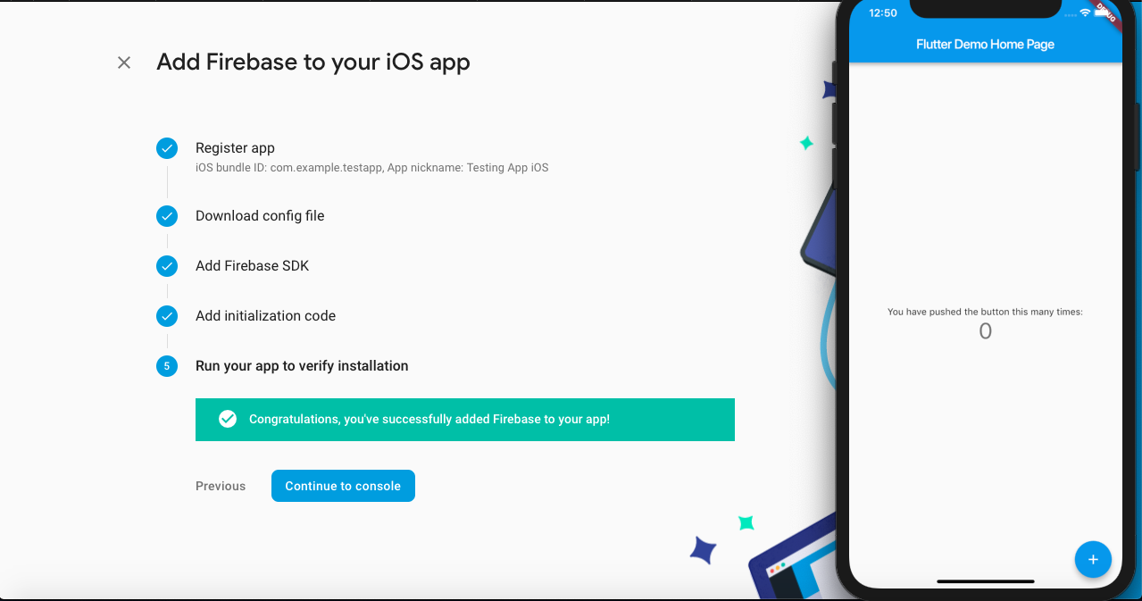 How to Connect Flutter iOS application to Google's Firebase How to Connect Flutter iOS application to Google's Firebase