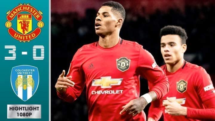 Manchester United 3 - 0 Colchester United (Dec-18-2019) EFL Cup Highlights