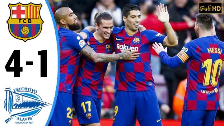 Barcelona 4 - 1 Alaves (Dec-21-2019) LaLiga Highlights