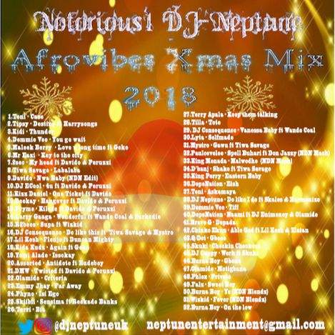 DJ Mix: Notorious1 DJ Neptune - Afrovibes Xmas Mix 2018