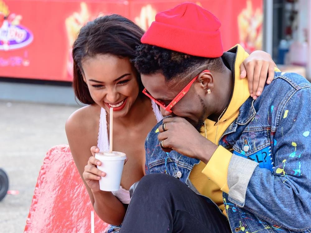 Kiss Daniel Gets Cozy With "Girlfriend" in Adorable Photo
