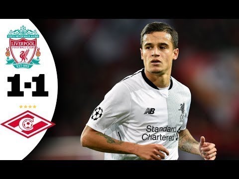 Spartak Moscow 1 - 1 Liverpool (Sep-26-2017) Champions League Highlights