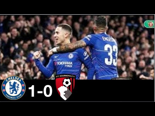 Chelsea 1 - 0 Bournemouth (Dec-19-2018) EFL Cup Highlights