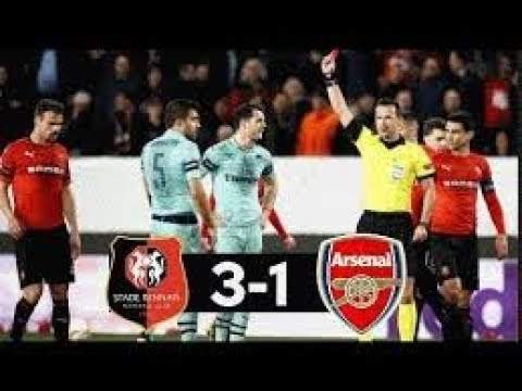 Rennes 3 - 1  Arsenal (Mar-07-2019) UEFA Europa League Highlights