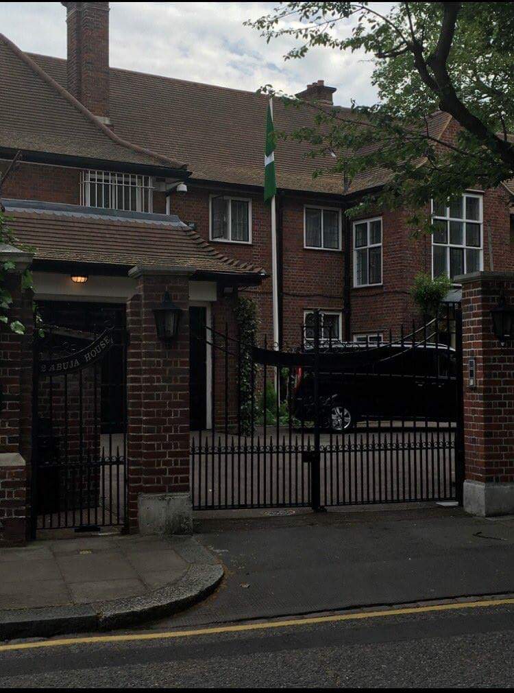 Reno Omokri Visits Buhari's Residence In London [PHOTOS]