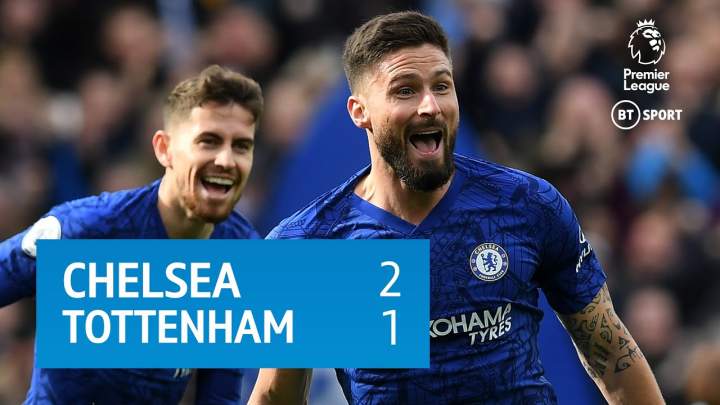 Chelsea 2 - 1 Tottenham (Feb-22-2020) Premier League Highlights