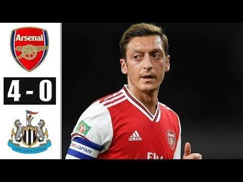 Arsenal 4 - 0 Newcastle (Feb-16-2020) Premier League Highlights