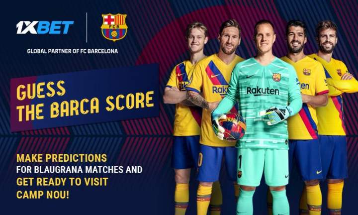 Guess the score of FC Barcelona's next match and get a chance to attend the game at Camp Nou!