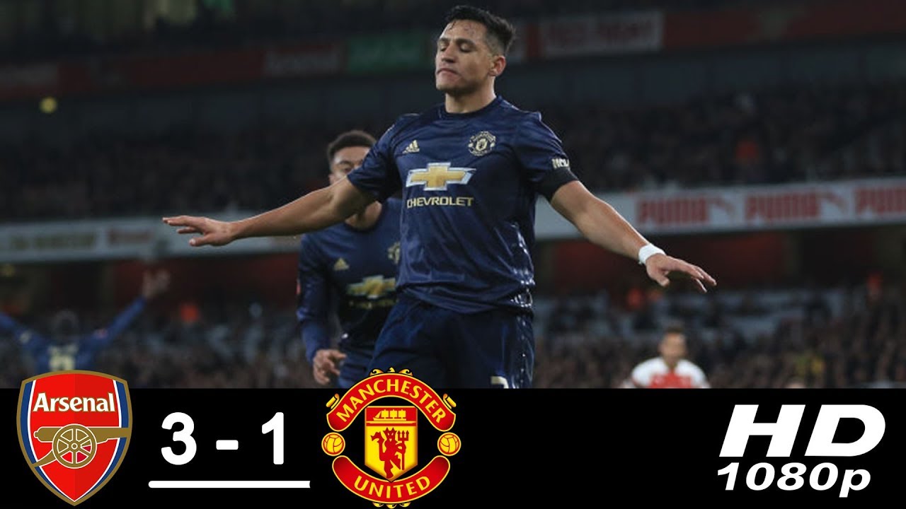 Arsenal 1 - 3 Manchester United (Jan-25-2019) FA Cup Highlights