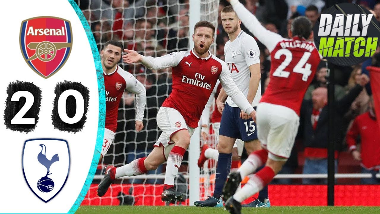 Arsenal 2 - 0 Tottenham Hotspur (Nov-18-2017) Premier League Highlights