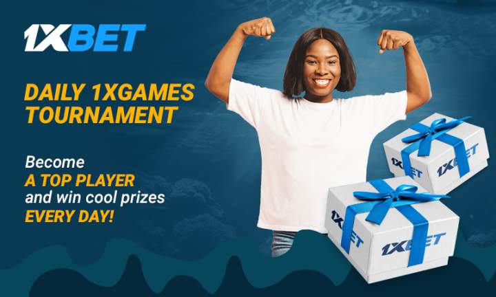 Win every day with the 1xBet Daily Games Tournament!
