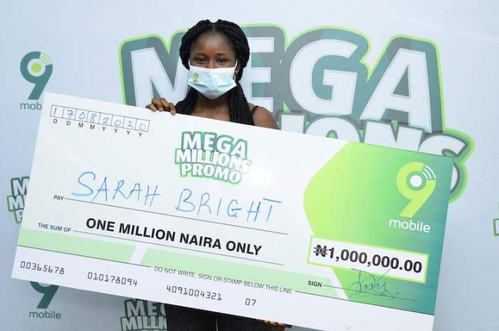 Millionaires and other winners already emerging in the 9mobile Mega Millions Promo!