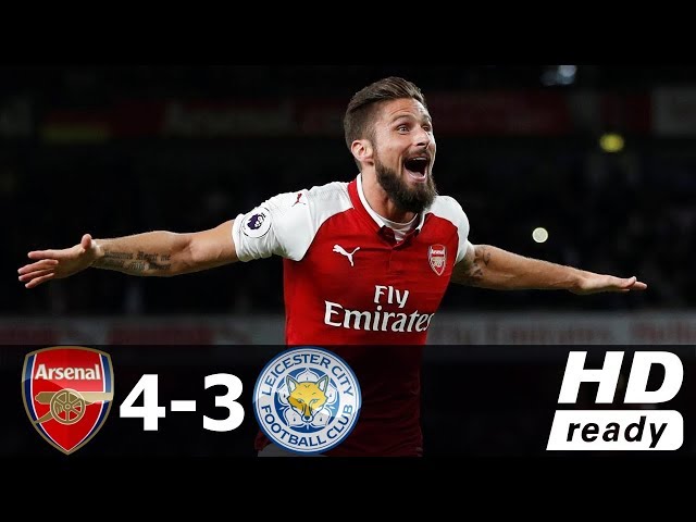 Arsenal 4 - 3 Leicester City (Aug-11-2017) Premier League Highlights