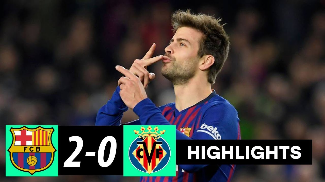 Barcelona 2 - 0 Villarreal (Dec-02-2018) La Liga Highlights