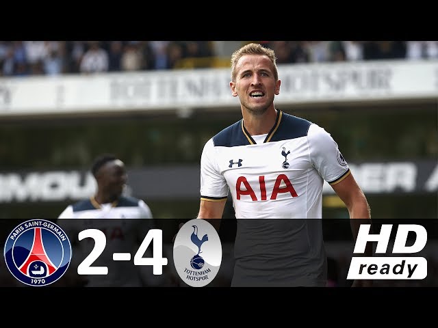 PSG 2 - 4 Tottenham Hotspur (Jul-22-2017) Club Friendly Highlights