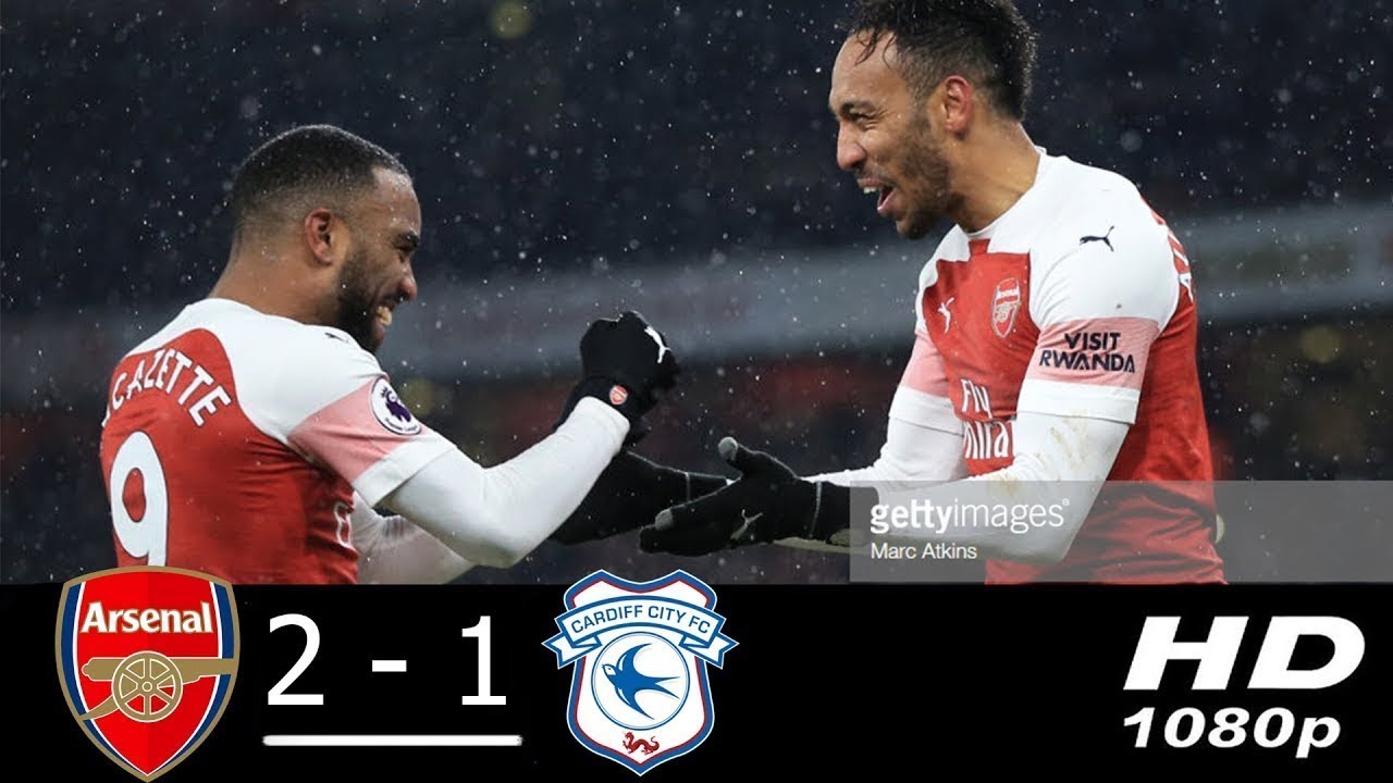 Arsenal 2 - 1 Cardiff City (Jan-29-2019) Premier League Highlights