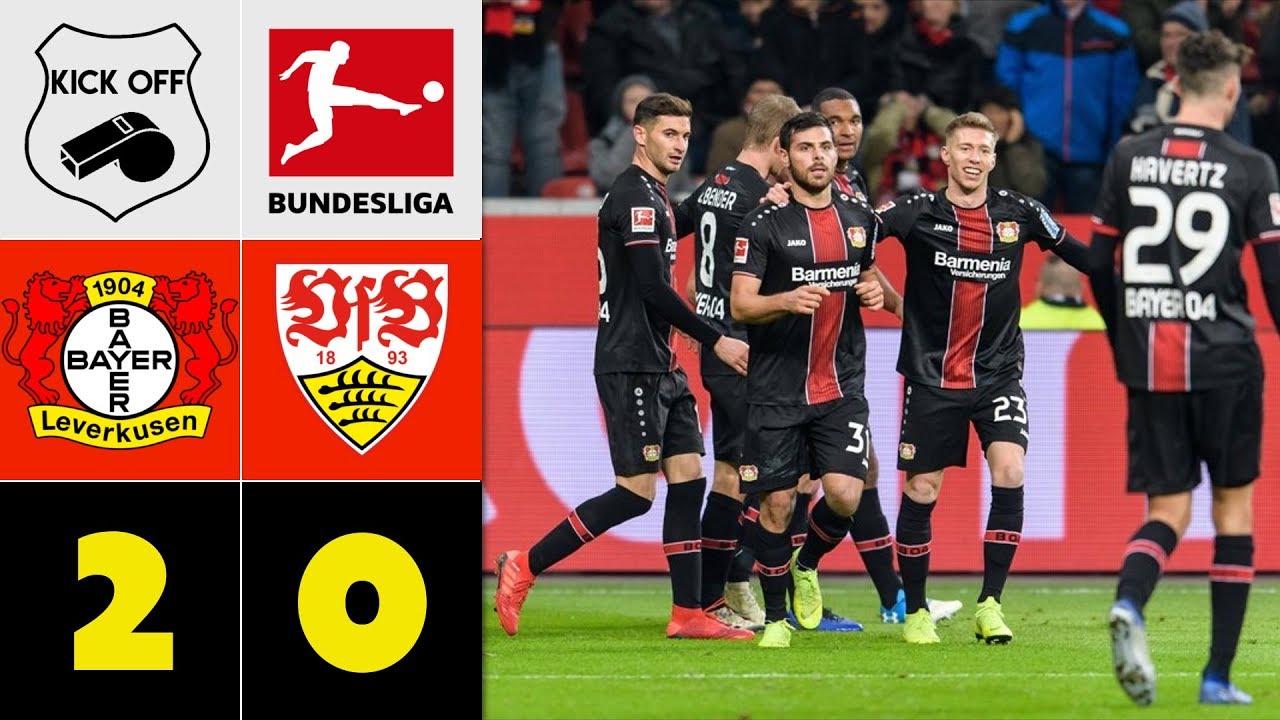Bayer Leverkusen 2 - 0 VfB Stuttgart (Nov-24-2018) Bundesliga Highlights
