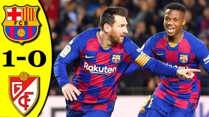 Barcelona 1 - 0 Granada CF (Jan-19-2020) LaLiga Highlights