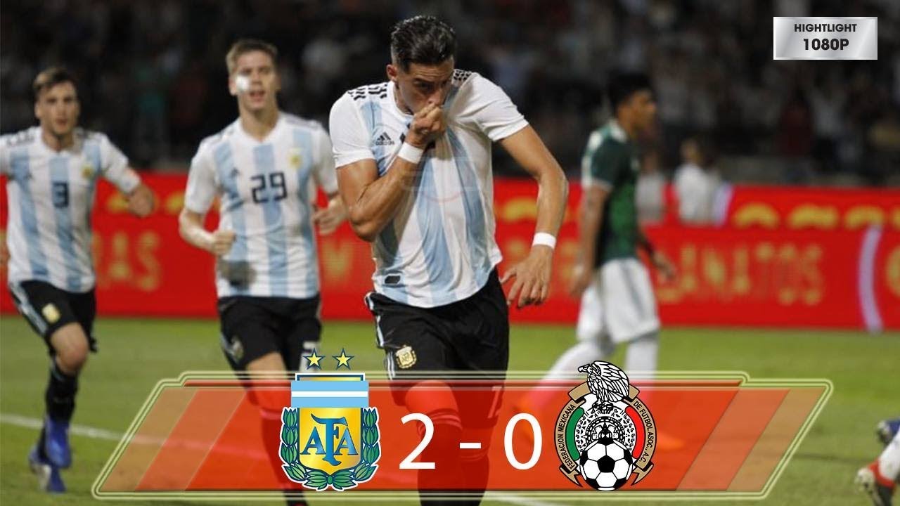 Argentina 2 - 0 Mexico (Nov-16-2018) Friendly Highlights