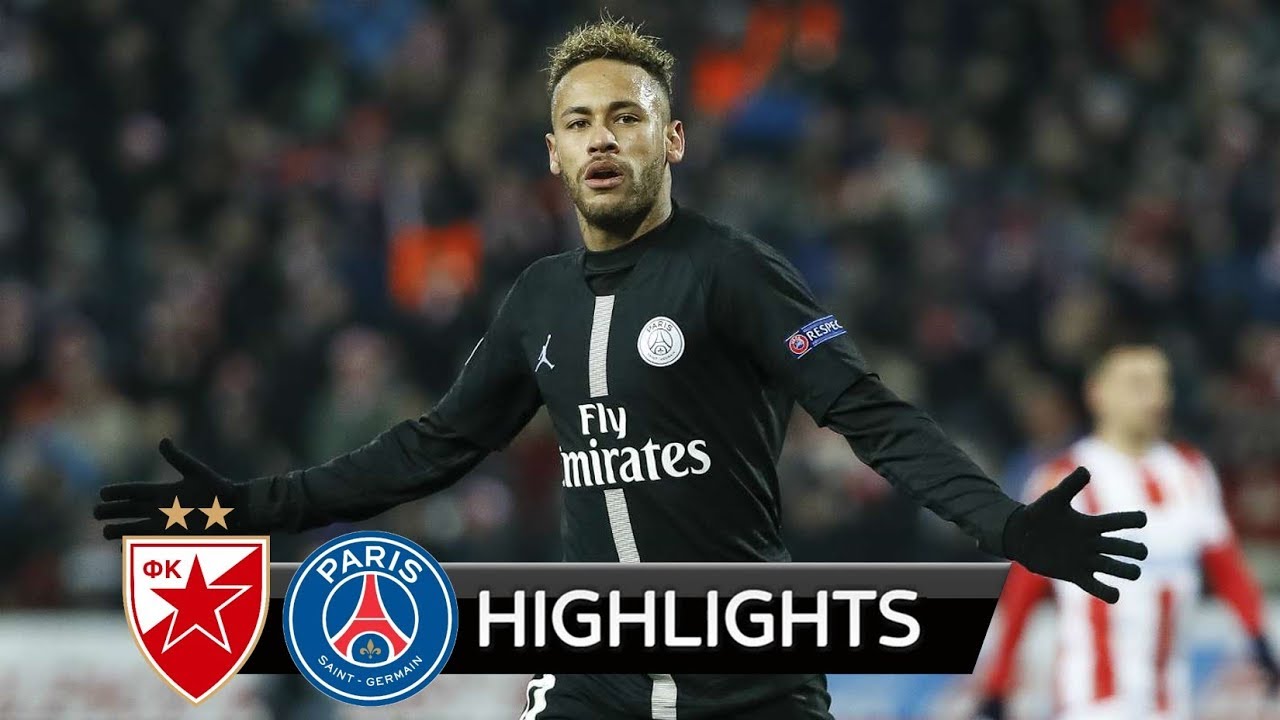 Crvena Zvezda 1 - 4 PSG (Dec-11-2018) Champions League Highlights