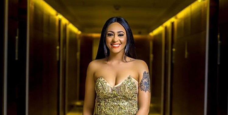 See Braless Photos of Alleged Tonto Dikeh's Husband's side-chick at the #AMVCA2017 Yesterday