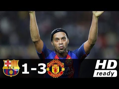 Barcelona 1 - 3 Manchester United (Jun-30-2017) Club Legends Friendly Highlights