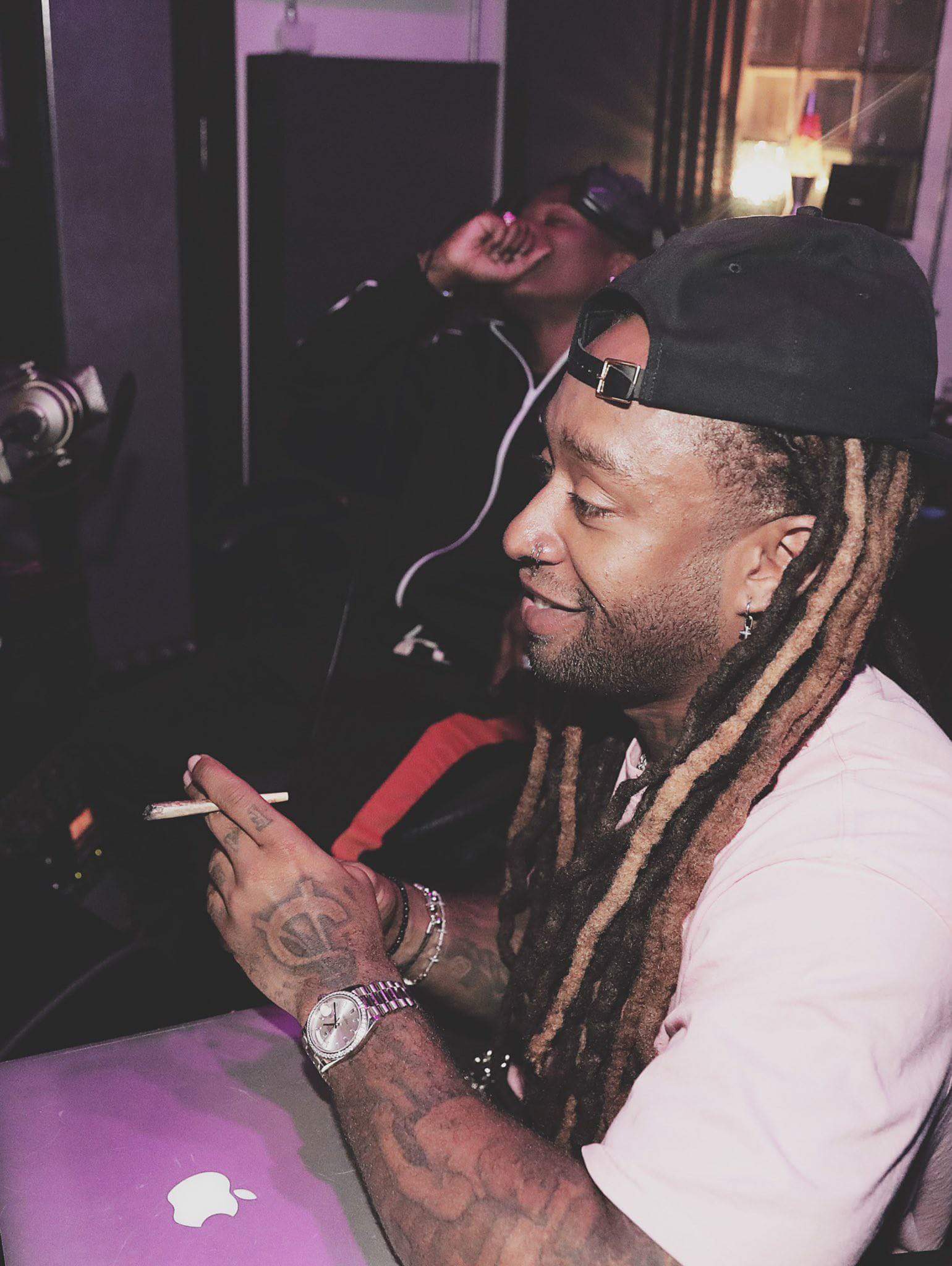 Wizkid pictured in the Studio with Ty Dolla Sign