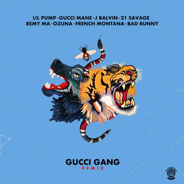 Lil Pump - Gucci Gang (English Remix) [feat. Gucci Mane, 21 Savage & French Montana]