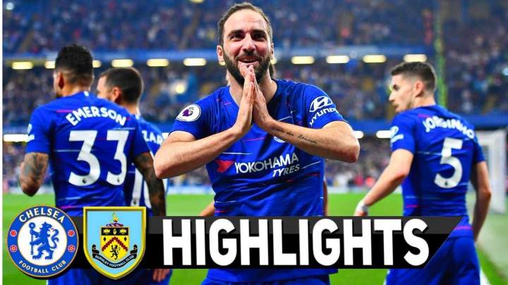 Chelsea 2 - 2 Burnley FC (22-APR-2019) Premier League Highlights