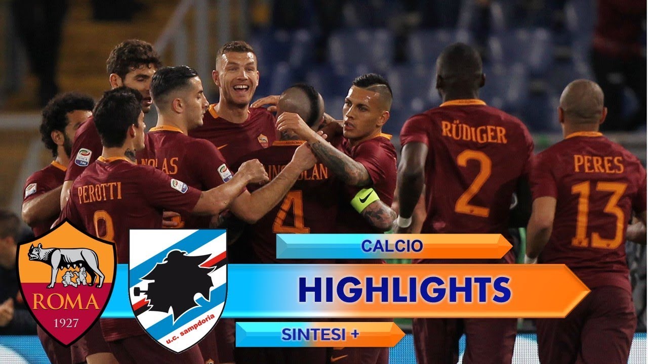 Roma 4 - 1 Sampdoria (Nov-11-2018) Serie A Highlights