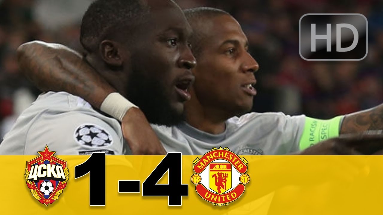 CSKA Moscow 1 - 4 Manchester United (Sep-27-2017) Champions League Highlights