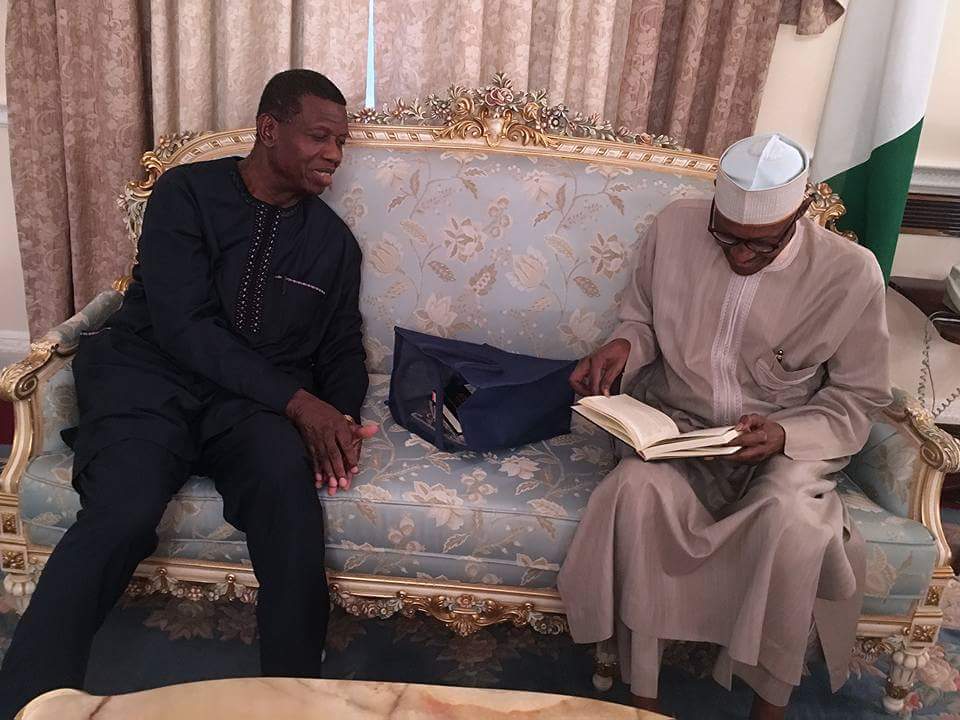 Pastor E.A Adeboye Visits President Buhari in London