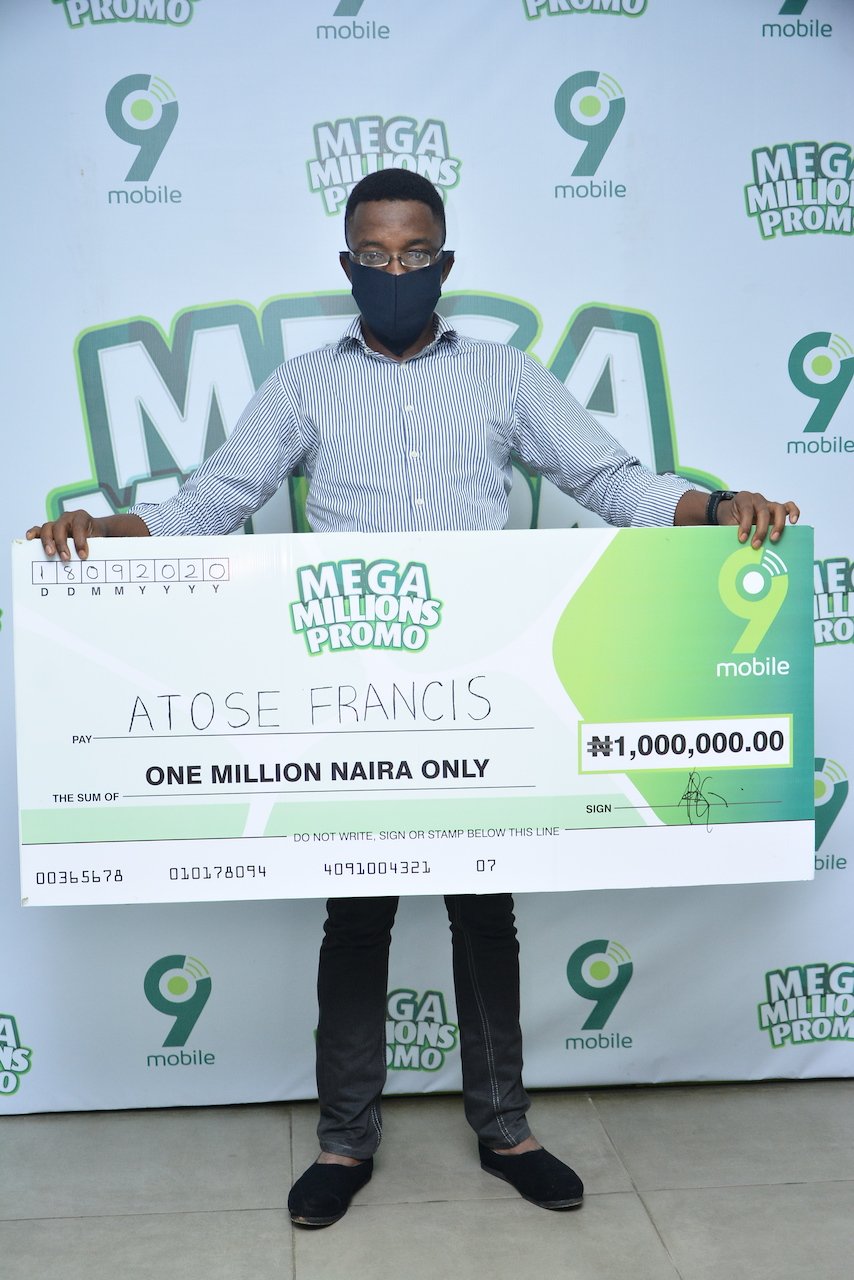 'I will gift my N1million win to my only parent, my mother' - 9mobile Mega Millions N1m Winner