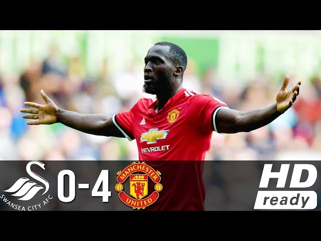 Swansea City 0 - 4 Manchester United (Aug-19-2017) Premier League Highlights
