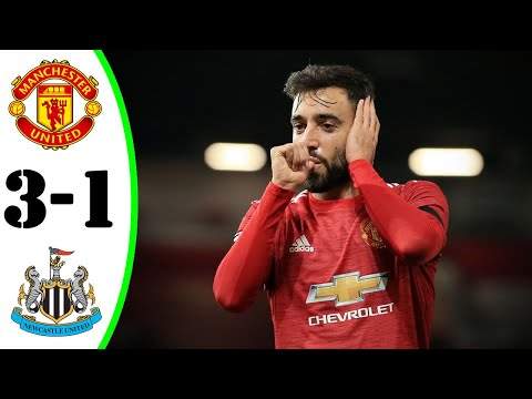 Manchester Utd 3 - 1 Newcastle (Feb-21-2021) Premier League Highlights