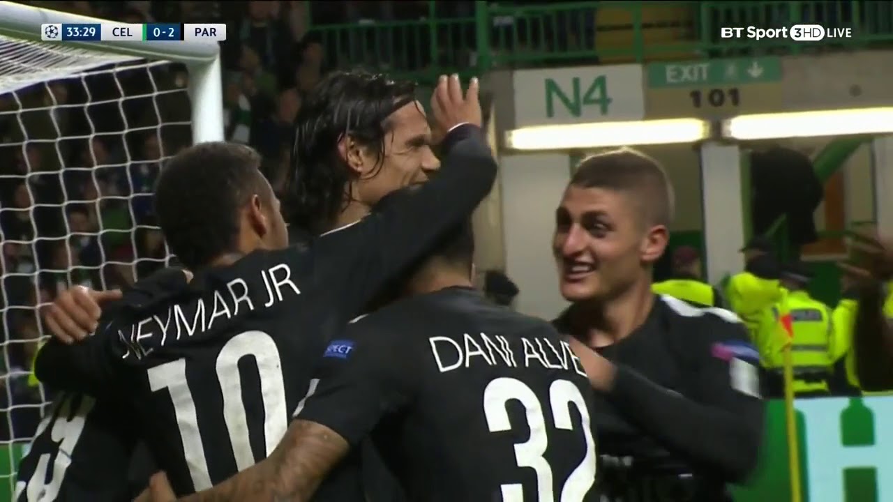 Celtic 0 - 5 PSG (Sep-12-2017) UEFA Champions League Highlights