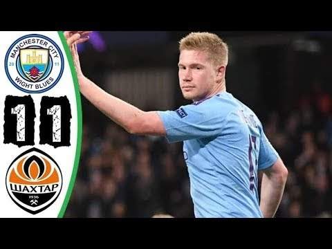 Manchester City 1 - 1 Shakhtar Donetsk (Nov-26-2019) UEFA Champions League Highlights