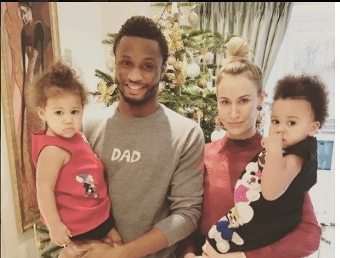 Mikel Obi's Baby Mama & Their Kids Move To China To Join Him (Photos)