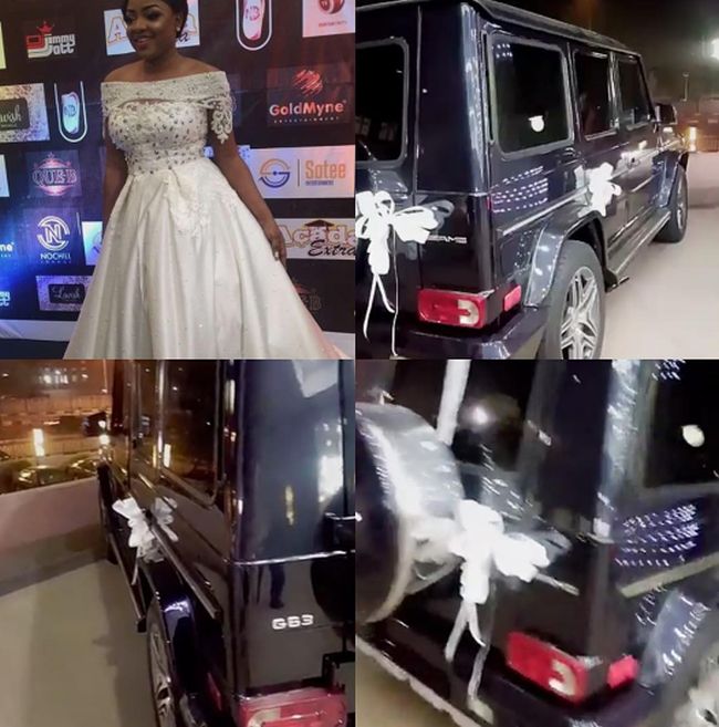 Photos:- Nollywood Actress, Tayo Sobola 'Sotayo' Gets N70Million G-wagon As Birthday Gift
