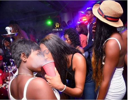 See The Very Naughty Things These Ladies Were Caught Doing In A Nightclub (Photos)