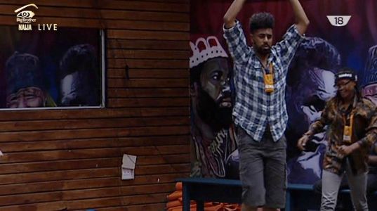 Thin Tall Tony Escapes Eviction Week After Winning The Big Brother Naija Head Of House Task (Photos)
