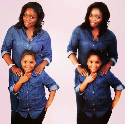 Meet Big Brother Naija Housemate, Bisola's 8 Year Old Daughter And Her Father