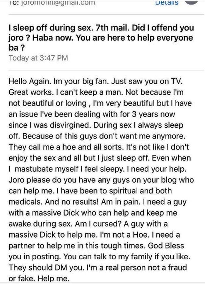 I Need A Massive D!ck That Can Keep Me Awake - Lady Opens Up