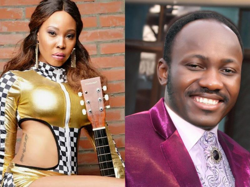 Nawa Oh! Watch Stephanie Otobo As She Lays Curse On Apostle Suleman Over Sẹ́x Scandal