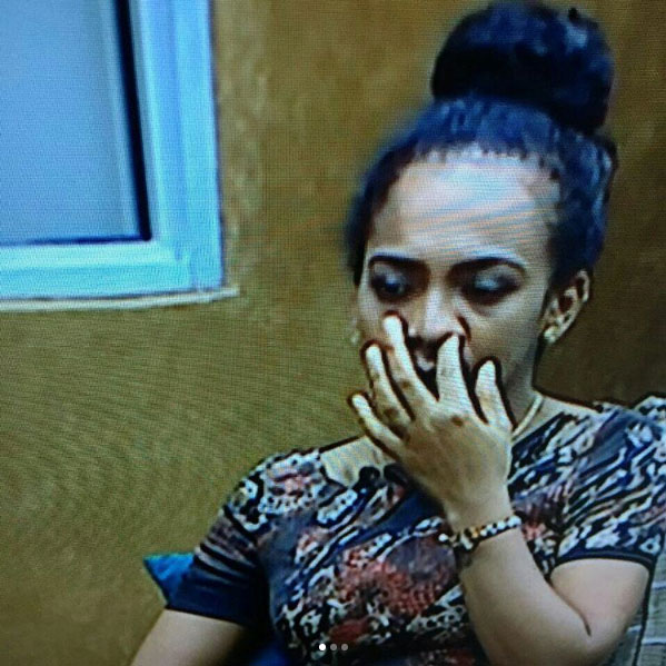 #BBNaija: Funny Photos Of Tboss Pictured Picking Her Nose