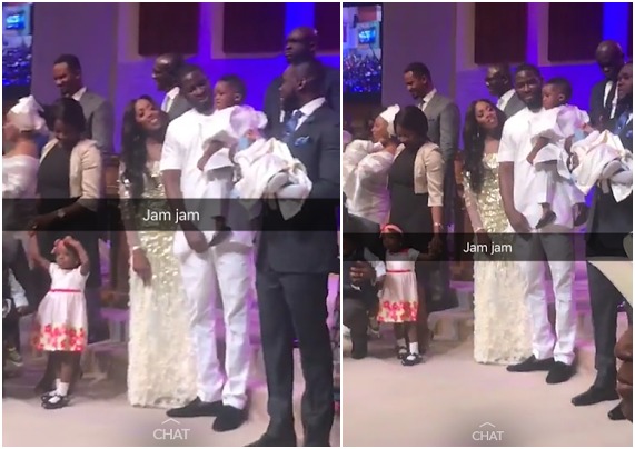 Happy Family!! Tiwa Savage, Teebillz And Their Son Pictured In Church (Photos)