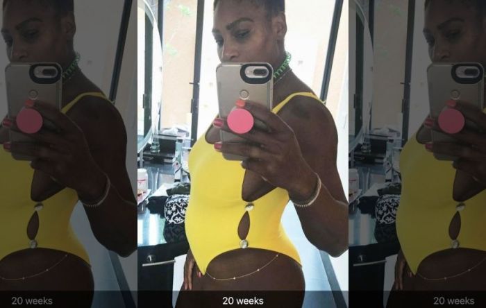 Aww!! Professional Tennis Player 'Serena Williams' Is 20 Weeks Pregnant (Photo)
