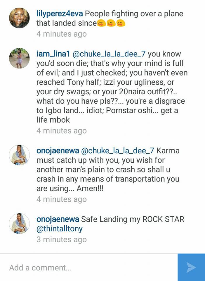 #BBNaija: Fan Prays Thin Tall Tony's Plane Crashes, Nigerians React